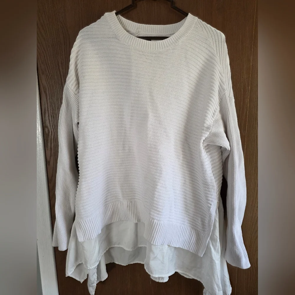 Simply Vera Vera Wang Ivory Knit Sweater - Picture 1 of 3